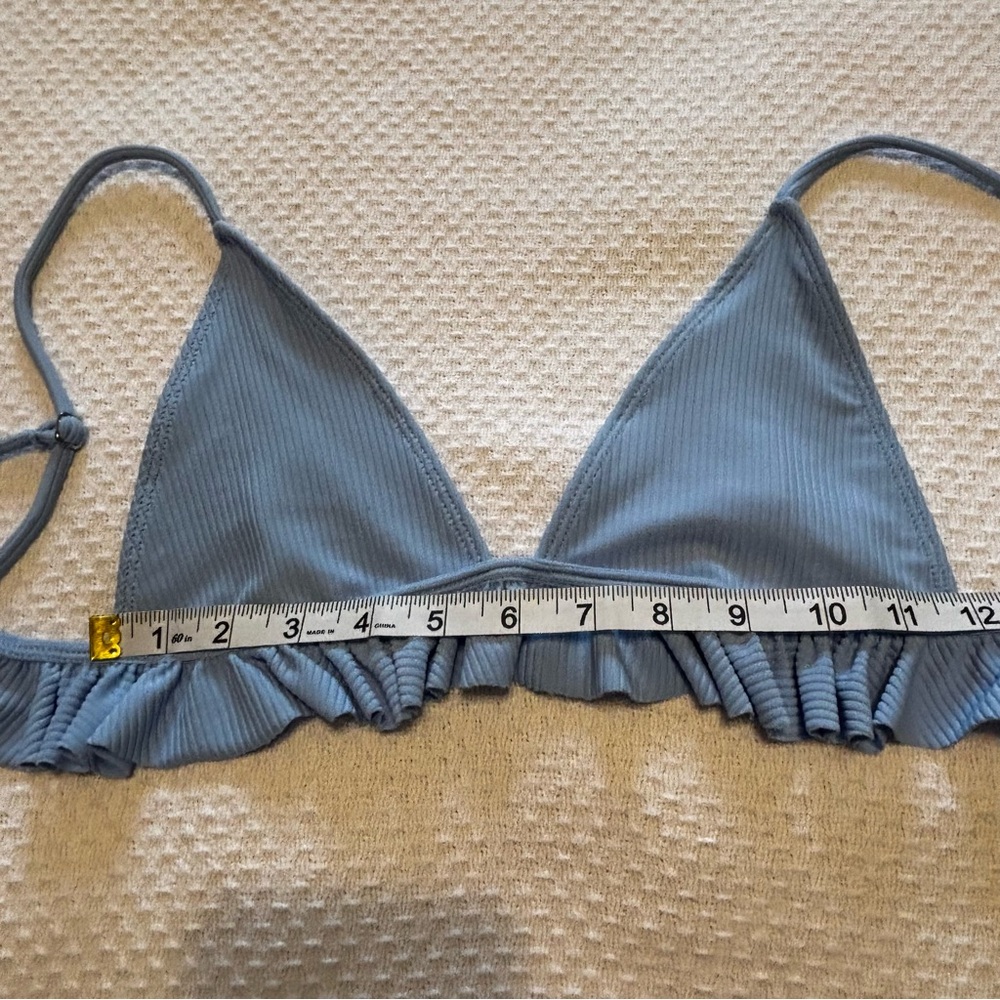Tularosa Hazel Bikini Swim Top in Sky Blue size Small NWT - Picture 8 of 8